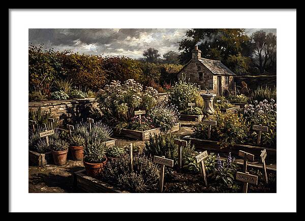 Physic Garden Of Healing Herbs