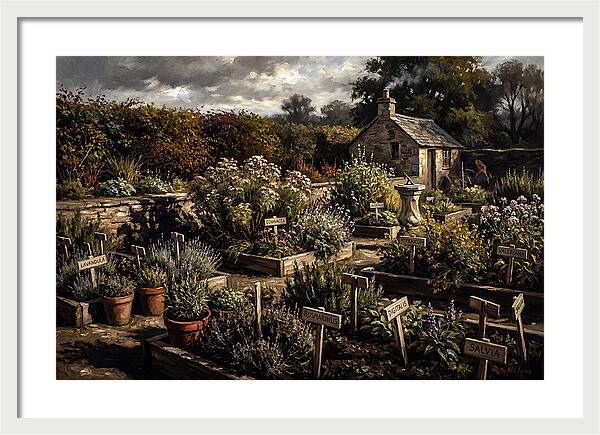 Physic Garden Of Healing Herbs