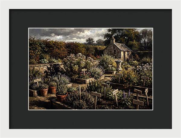 Physic Garden Of Healing Herbs