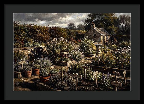 Physic Garden Of Healing Herbs