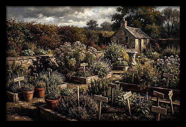 Physic Garden Of Healing Herbs