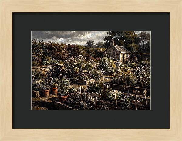 Physic Garden Of Healing Herbs