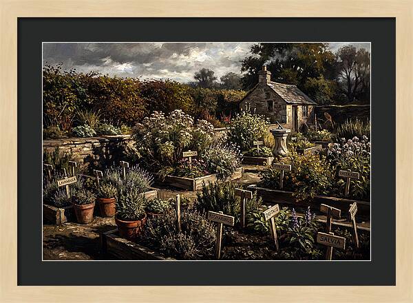 Physic Garden Of Healing Herbs