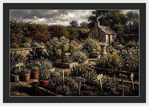 Physic Garden Of Healing Herbs