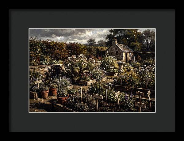 Physic Garden Of Healing Herbs