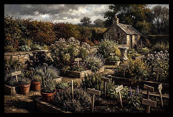 Physic Garden Of Healing Herbs