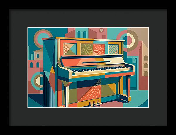 Piano In Vibrant Geometry