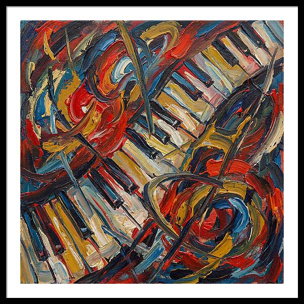 Piano Keys In Motion