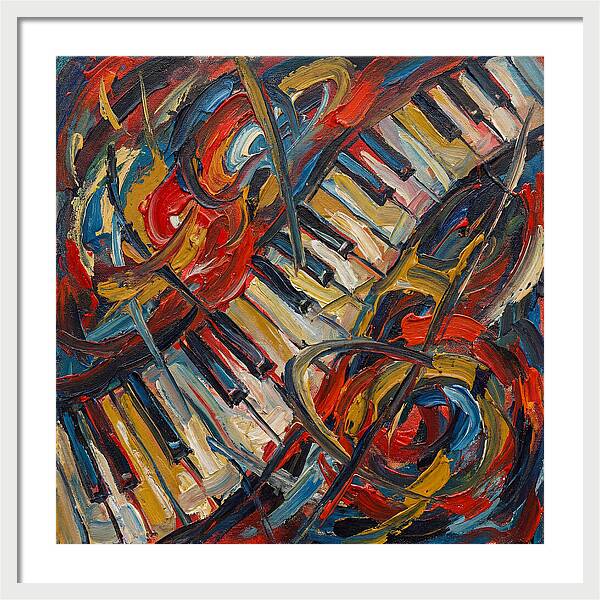 Piano Keys In Motion