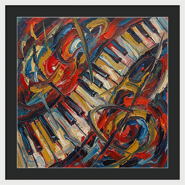 Piano Keys In Motion