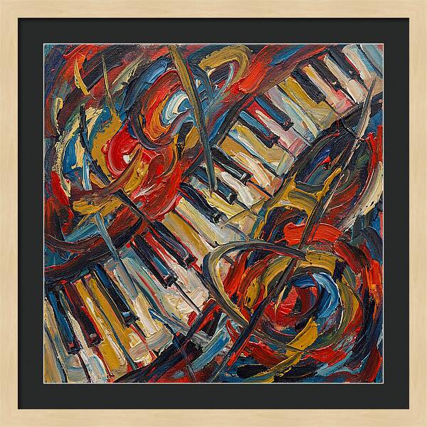 Piano Keys In Motion