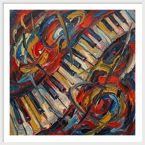 Piano Keys In Motion