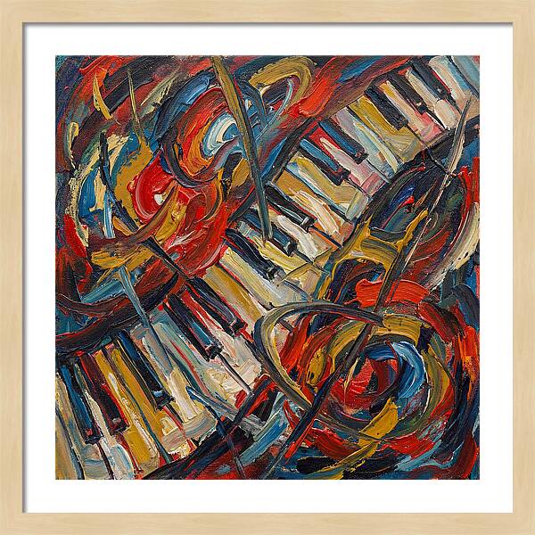 Piano Keys In Motion