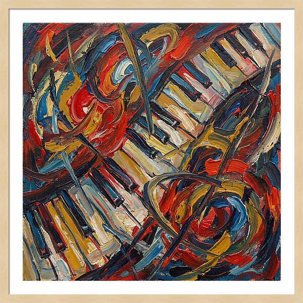 Piano Keys In Motion