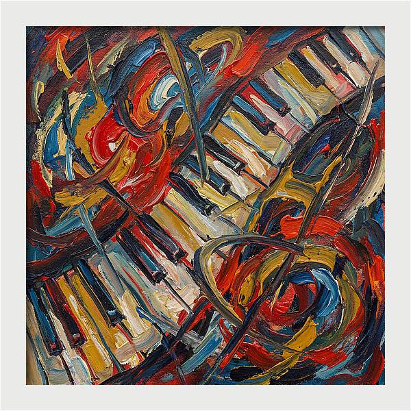 Piano Keys In Motion