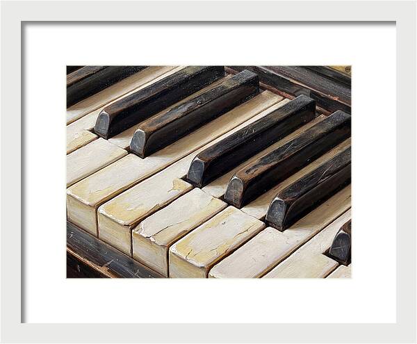Piano Keys In Realism