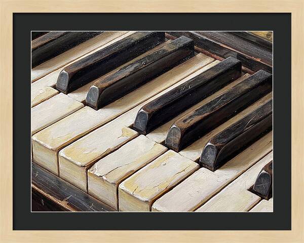 Piano Keys In Realism