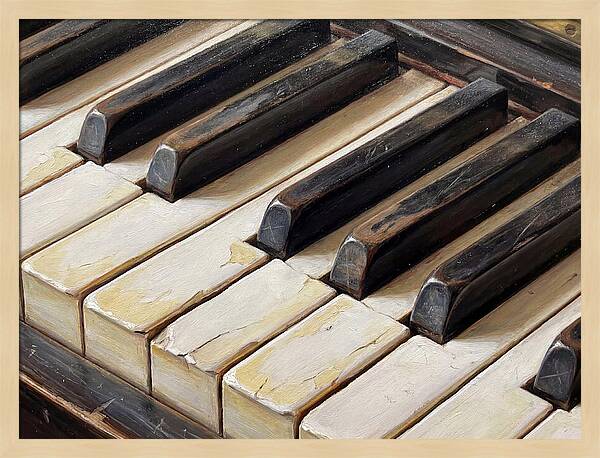 Piano Keys In Realism