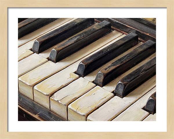 Piano Keys In Realism