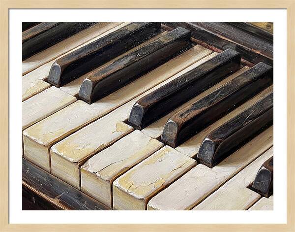 Piano Keys In Realism