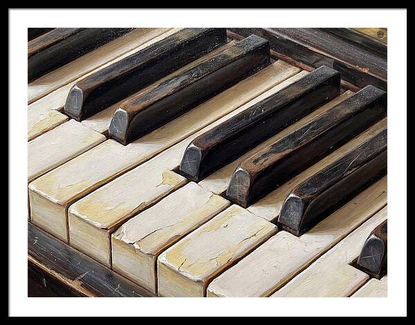 Piano Keys In Realism