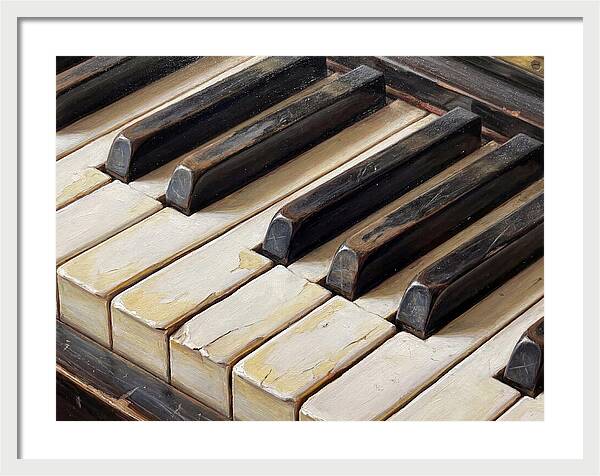 Piano Keys In Realism