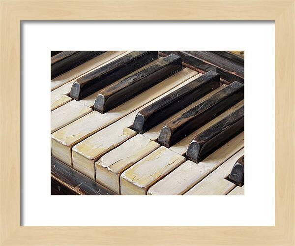Piano Keys In Realism
