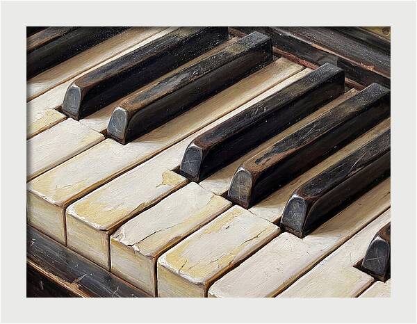Piano Keys In Realism