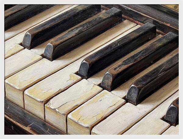 Piano Keys In Realism