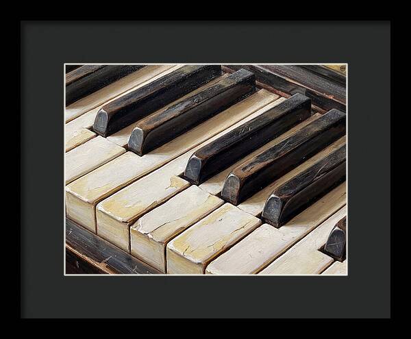 Piano Keys In Realism