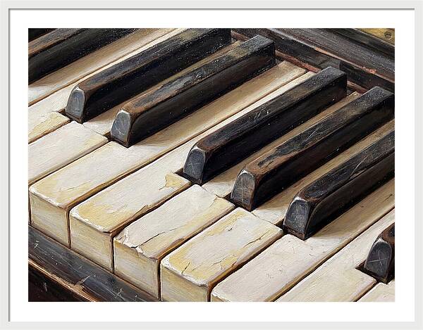 Piano Keys In Realism