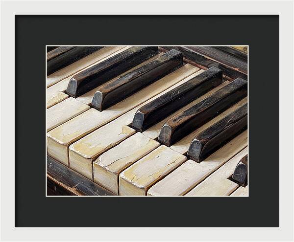 Piano Keys In Realism