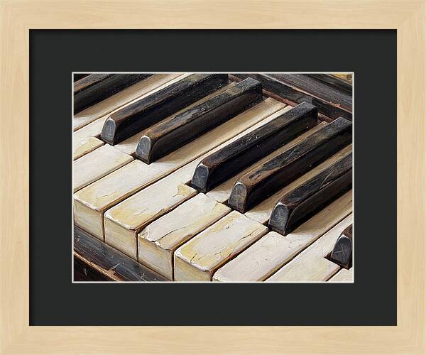 Piano Keys In Realism
