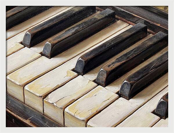 Piano Keys In Realism