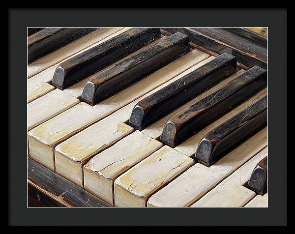Piano Keys In Realism