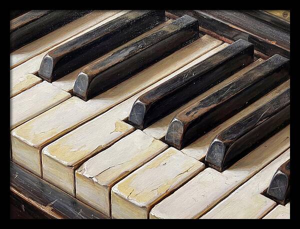 Piano Keys In Realism