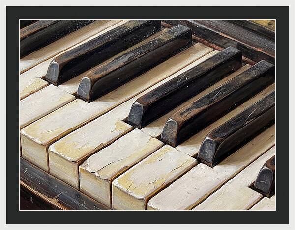 Piano Keys In Realism