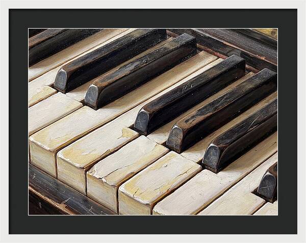 Piano Keys In Realism