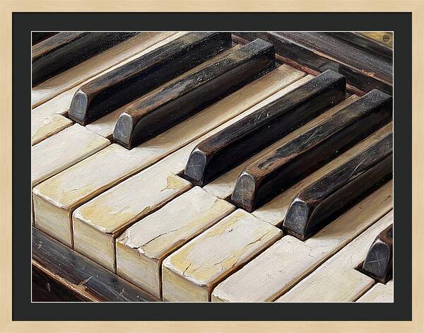Piano Keys In Realism