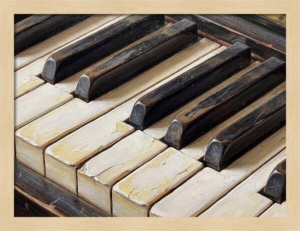Piano Keys In Realism
