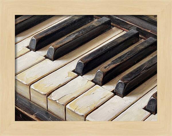 Piano Keys In Realism