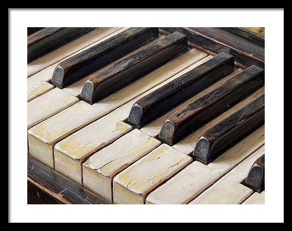 Piano Keys In Realism