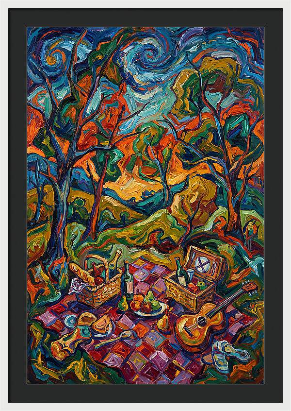 Picnic In Vibrant Nature