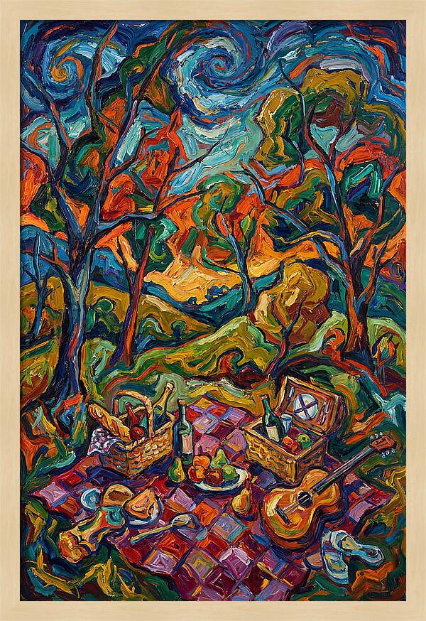Picnic In Vibrant Nature