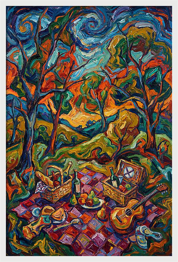 Picnic In Vibrant Nature