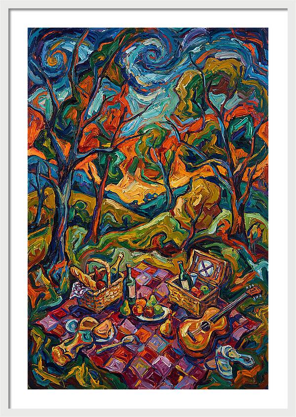 Picnic In Vibrant Nature