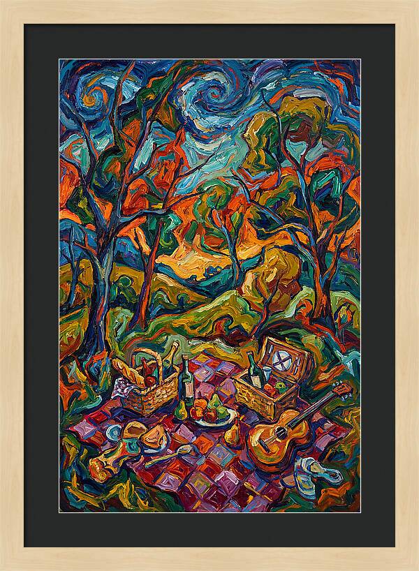 Picnic In Vibrant Nature