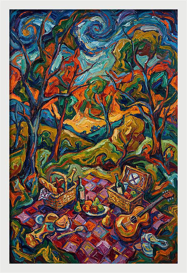 Picnic In Vibrant Nature
