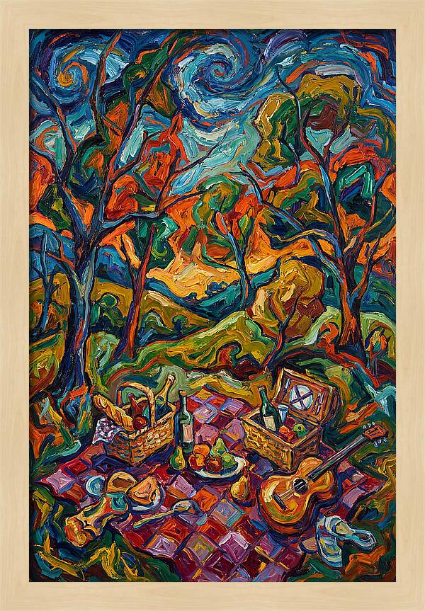 Picnic In Vibrant Nature