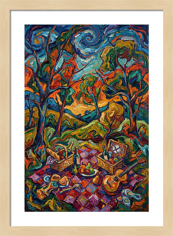 Picnic In Vibrant Nature